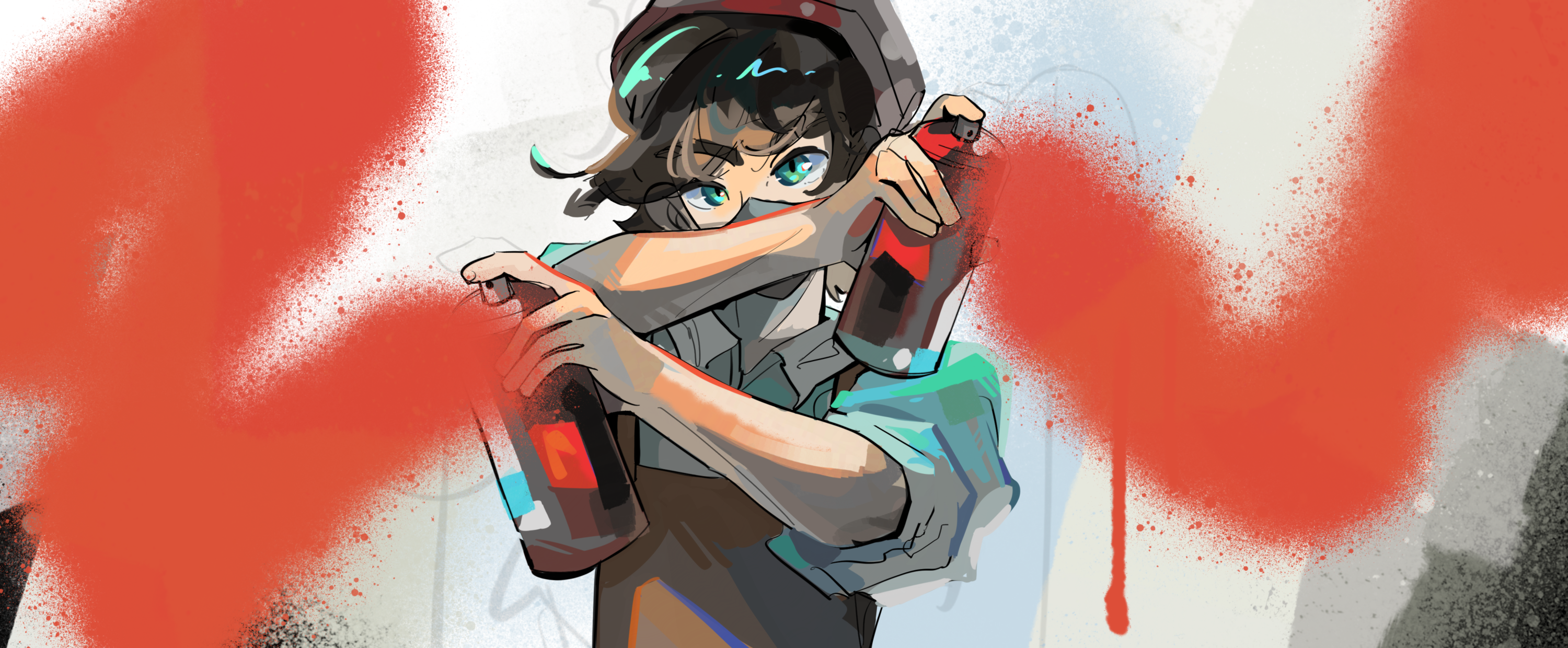 Colour the graffiti artist